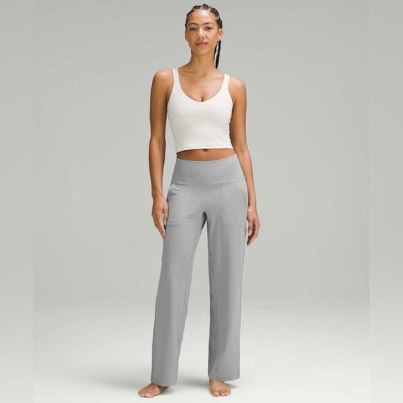 Lululemon Align High-Rise Wide-Leg Pant in Rhino Grey Size 0 - Picture 2 of 10